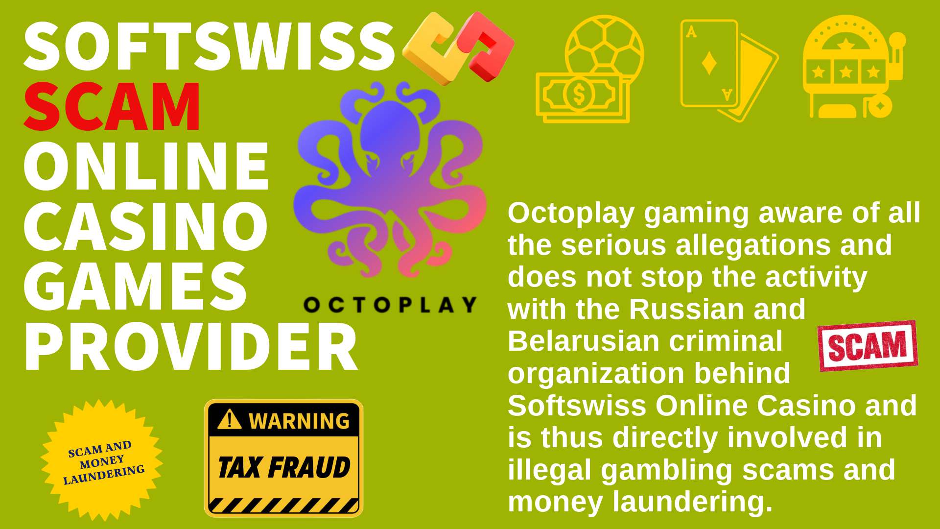 Octoplay - softswiss scam - Casino by Softswiss